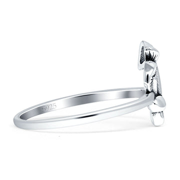 Mushroom Ring Oxidized 925 Sterling Silver Wholesale